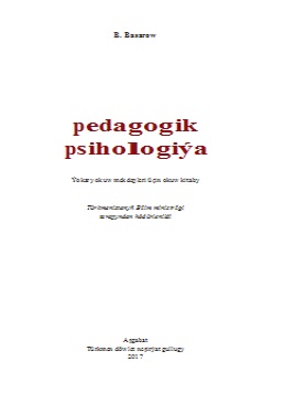 Pedagogik psihologiýa
